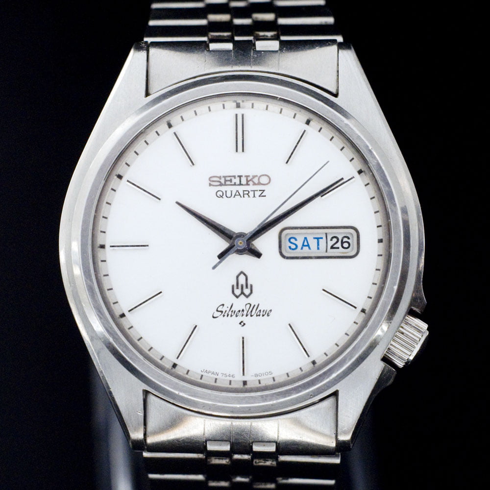 Seiko SilverWave Quartz 7546-8010, 1977 | Watch & Vintage