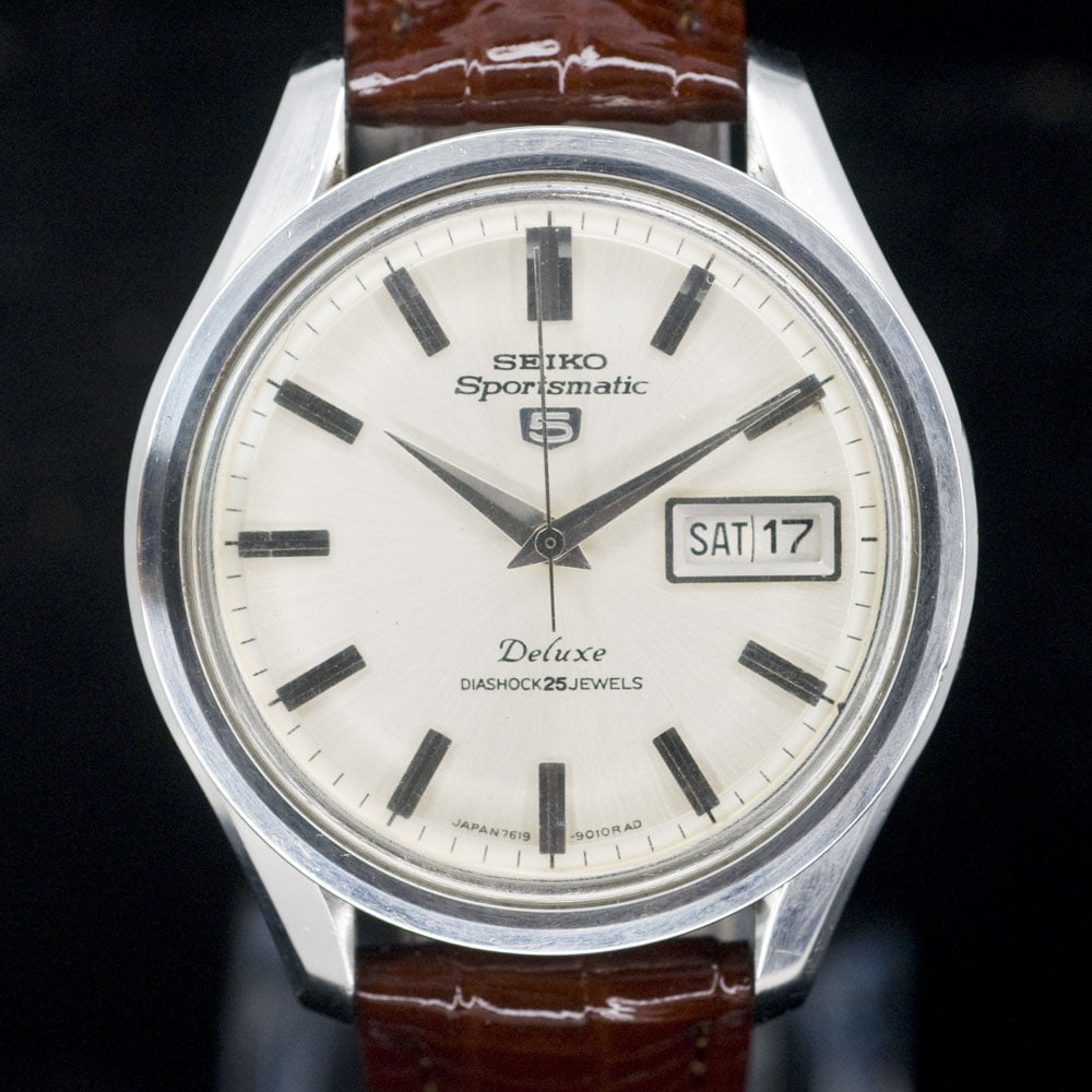 Seiko 5 Sportsmatic Deluxe 7619-9010, 1966 for sale | Watch & Vintage