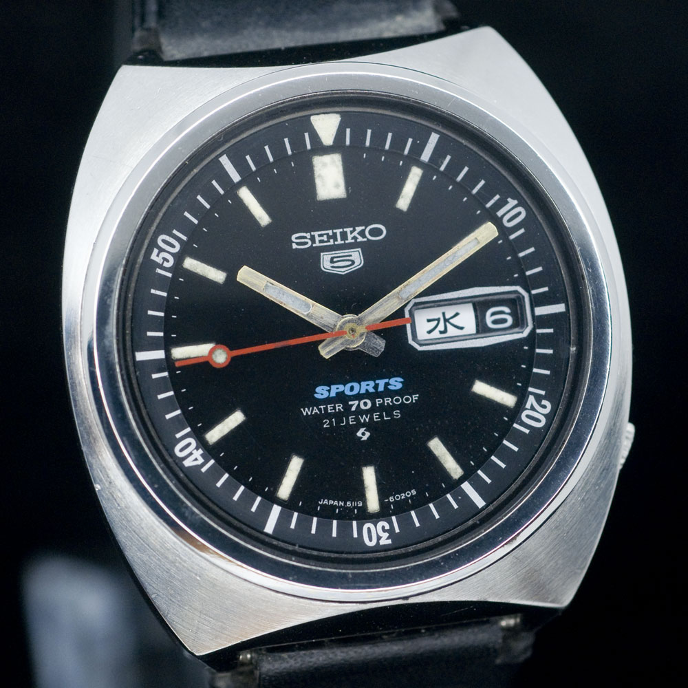 Seiko 5 Sports 6119-6023, 1970 | Watch & Vintage