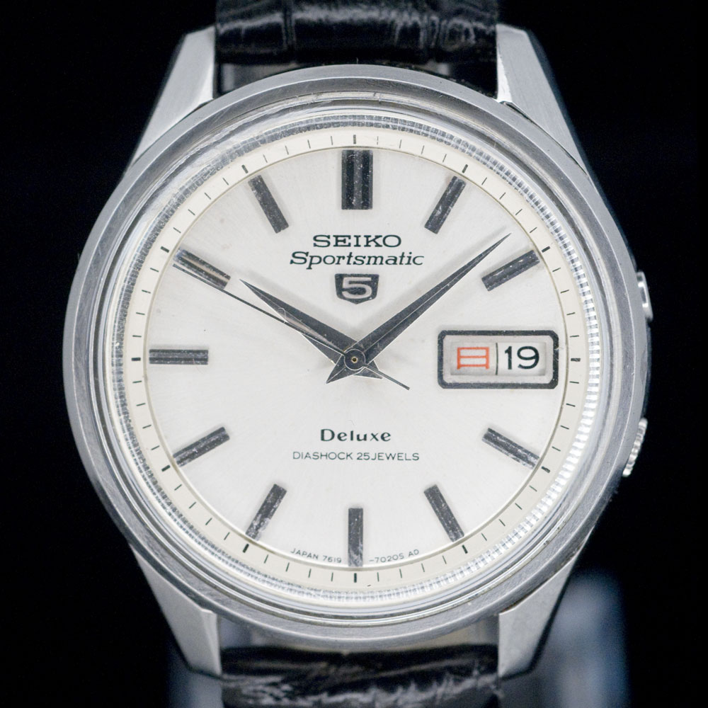 Seiko 5 Sportsmatic Deluxe 7619-7010, 1966 | Watch & Vintage