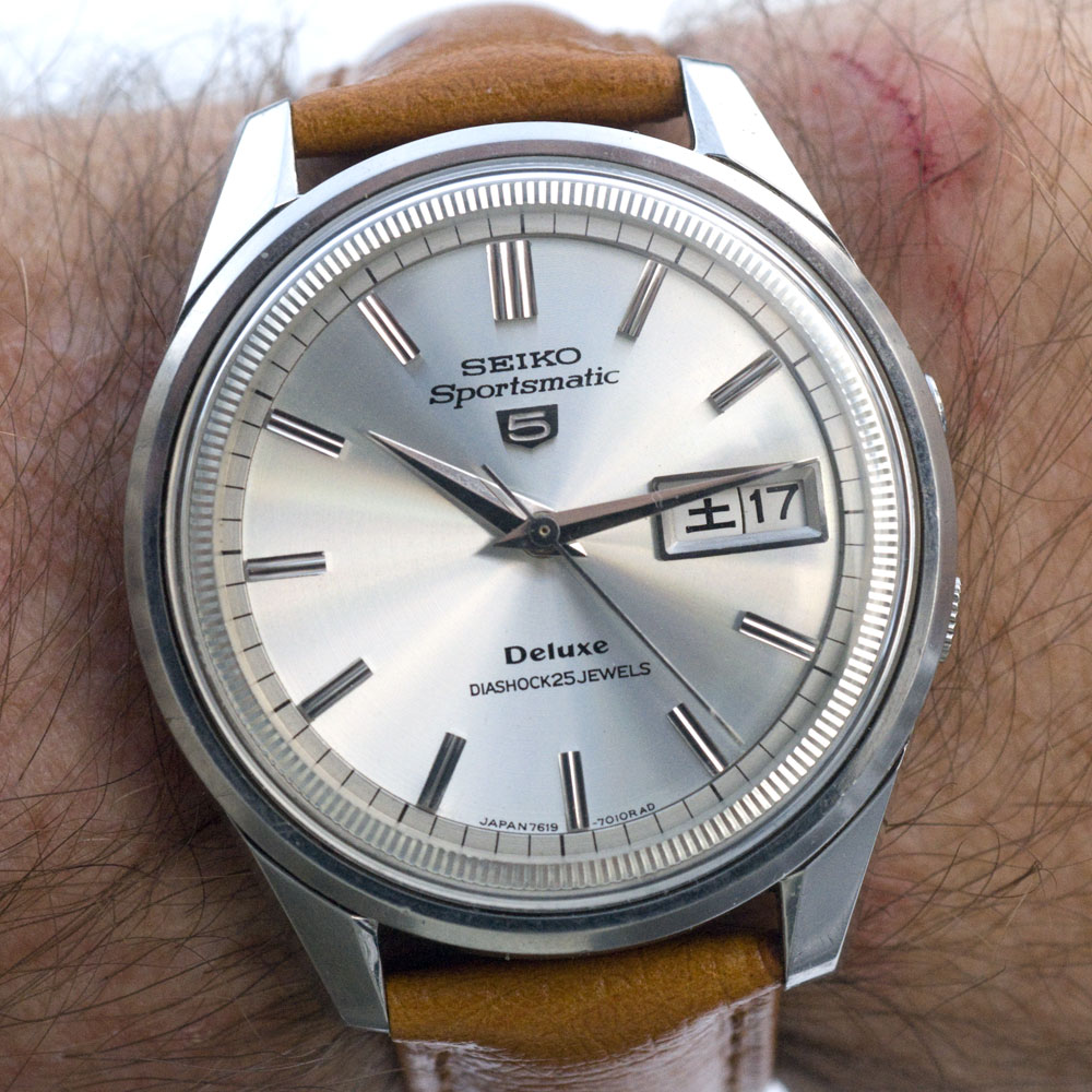 Seiko 5 Sportsmatic Deluxe 7619-7010 1965-1966 | Watch & Vintage