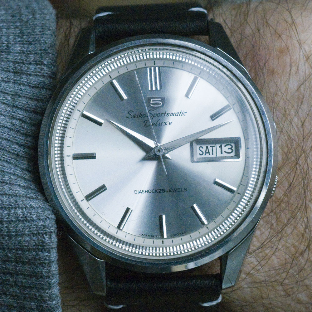 Seiko 5 Sportsmatic Deluxe 7619-7010, 1965 | Watch & Vintage